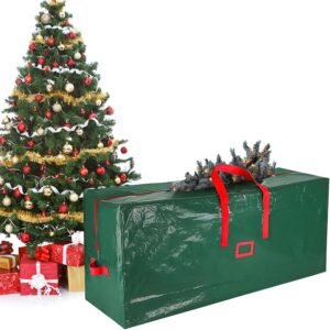 Kerstboom Opbergtas 180 cm – Beschermhoes voor Kunstkerstboom – Waterdichte Bescherming – Ruime Opbergtas voor Kerstversiering