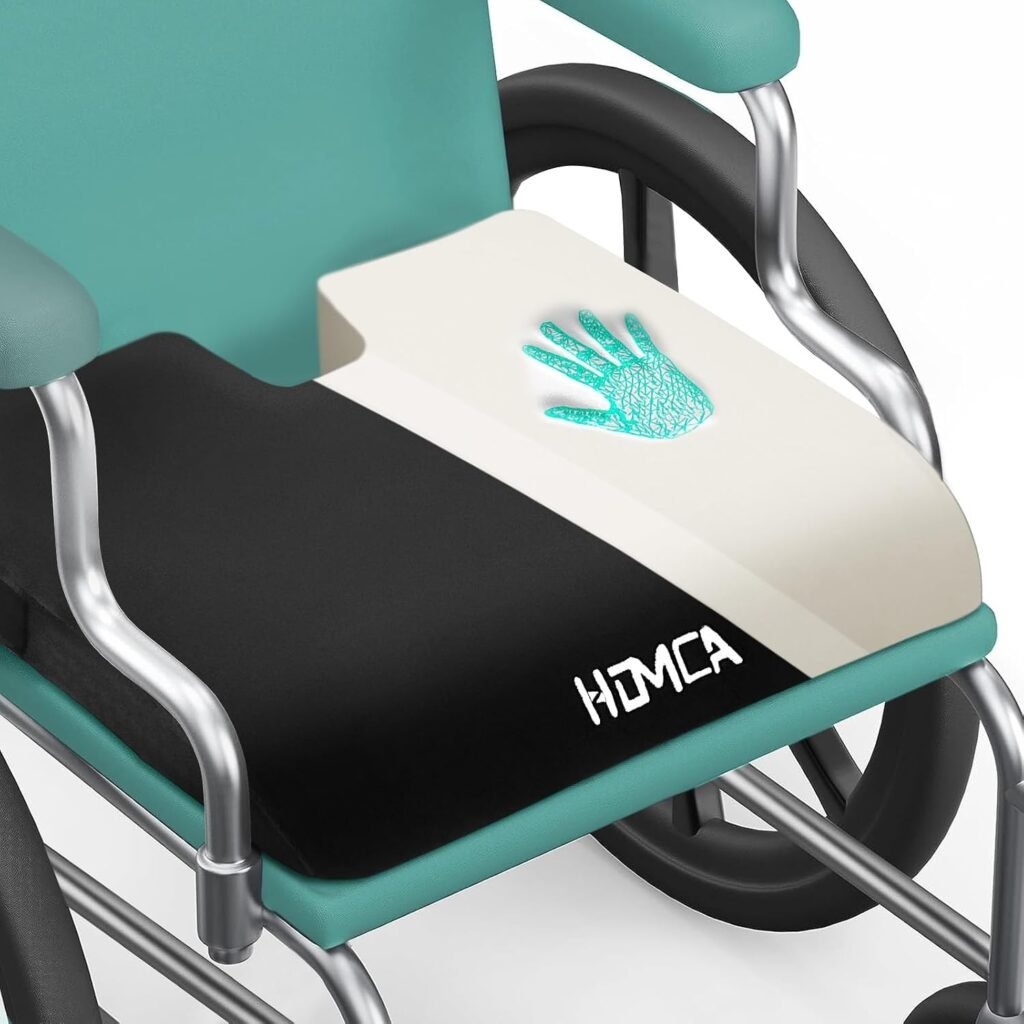 Zitkussen voor rolstoel van ergonomisch traagschuim, rechthoekig stuitkussen