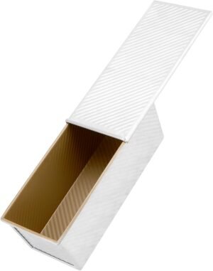 Aluminium broodvorm met deksel en antiaanbaklaag voor brood en cake bakken
