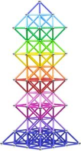 Magnetische Bouwblokken 308-delig – Educatief Constructiespeelgoed – 3D Puzzel Blokkenset met Opbergtas – STEM Speelgoed voor Kinderen
