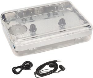 Draagbare Cassette Speler – Cassette naar MP3 Converter – USB-C voor Laptop en PC – Met Koptelefoon en 3,5 mm AUX-uitgang