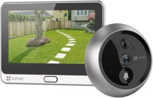 Video Deurbel met Camera – 166° Groothoek en PIR Sensor – 4,3 inch Kleurenmonitor – 2MP, 4600mAh Accu en Nachtzicht