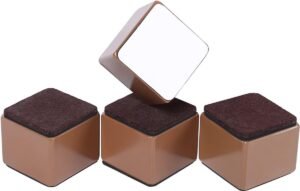 Bedverhogers Zelfklevend – Koolstofstalen Meubelverhogers – Meer Opbergruimte Onder Bed – Set van 4