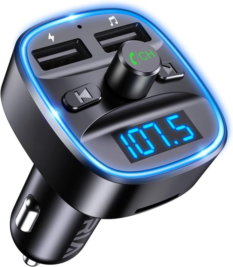 Bluetooth transmitter auto handsfree kit met microfoon, USB, AUX en TF-kaart
