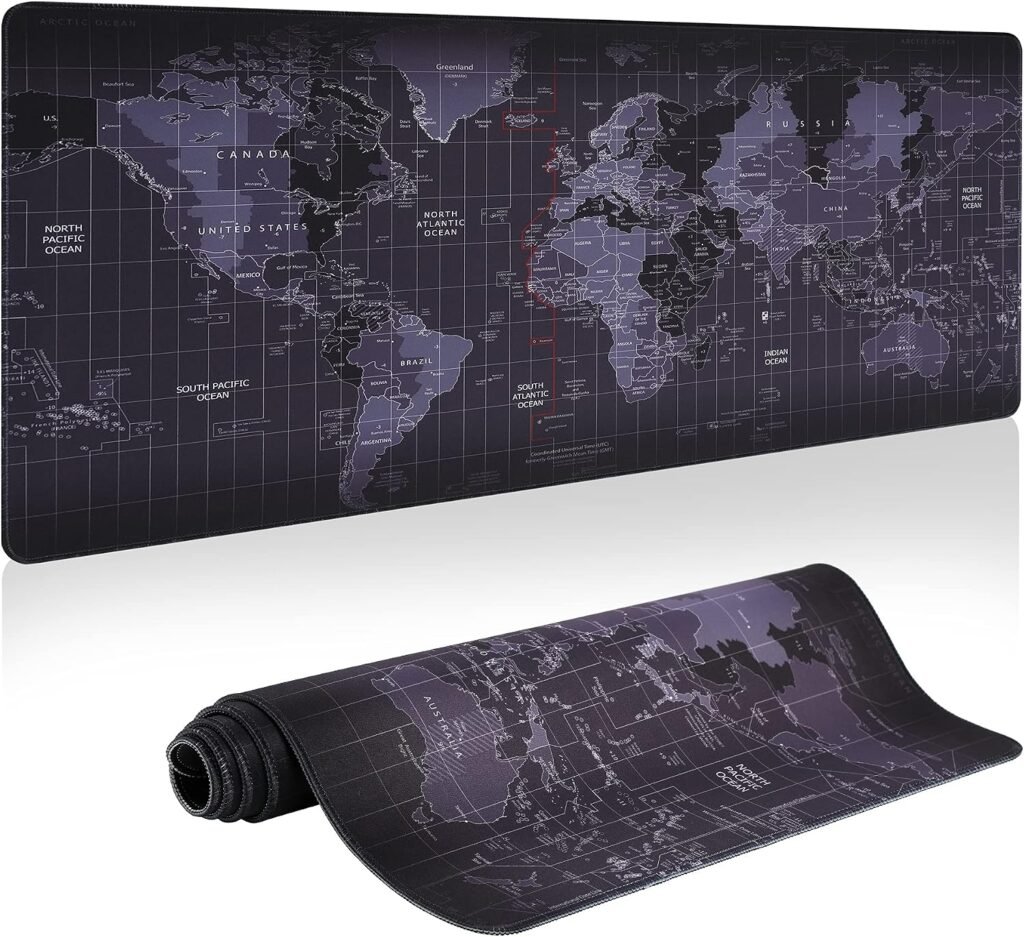 XXL gaming muismat met Galaxy design, waterdichte coating en antislip basis voor optische en lasersensoren