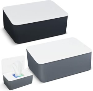 Toiletpapier en servetbox opbergdoos van kunststof voor badkamer en keuken