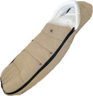 Universele beige voetenzak voor kinderwagen, winterslaapzak voor kinderwagens