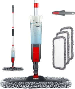 Multifunctioneel dweilsysteem met microvezeldweil voor verschillende vloeren