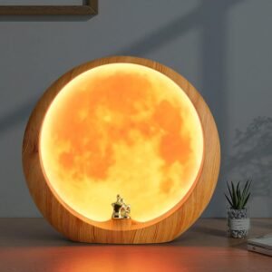Zonsondergang Lamp – Sfeervolle LED Verlichting – Decoratielamp met Afstandsbediening en Timer – Compact Design