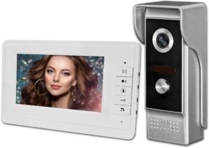 Draadloze Videodeurbel met HD Camera – Nachtzicht en Bewegingsdetectie – Waterdicht Beveiligingssysteem – App Bedienbaar
