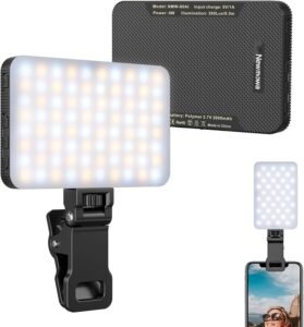 USB Selfielicht – LED Videolamp – Instelbare Verlichting – Voor Foto’s en Videoconferenties – Draagbaar en USB-Aangedreven