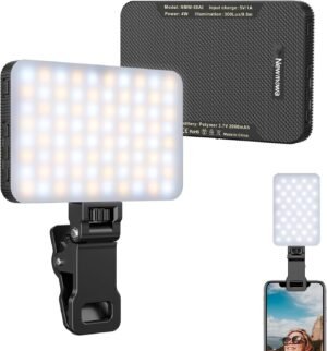 USB selfielicht met instelbare verlichting voor foto's en videoconferenties