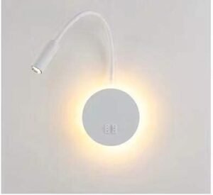 Flexibele Bedlampjes met Schakelaar – Zwanenhals Leeslamp – Nachtverlichting voor Slaapkamer – Flexibele Verlichting