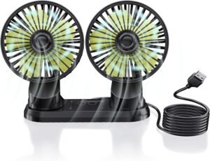 USB Koelventilator – Flexibele Zwanenhals – Instelbare Snelheden – Stille Bureau- en AutoventilatorDe USB-koelventilator voor auto’s en bureau’s is de perfecte metgezel voor warme dagen onderweg of tijdens lange werksessies. Met zijn compacte formaat en krachtige prestaties biedt deze ventilator verfrissende briesjes waar je ze het meest nodig hebt, of je nu onderweg bent of achter je bureau zit. Geniet van een aangename koeling, waar je ook bent, dankzij deze handige USB-ventilator.  Voordelen:  Compact en draagbaar ontwerp voor gebruik in de auto, op kantoor of thuis. Gevoed via USB voor eenvoudige aansluiting op verschillende apparaten. Instelbare ventilatorsnelheden voor gepersonaliseerde koeling. Flexibele zwanenhals voor het richten van de luchtstroom. Stille werking voor ongestoord gebruik. Krachtige Koeling  Deze ventilator levert krachtige luchtstroom, zelfs in de meest warme omgevingen. Met zijn efficiënte ontwerp zorgt hij voor verkoeling in je auto, op je bureau of elders. De ventilator is perfect voor lange ritten op zomerse dagen, waarbij hij een verfrissende bries biedt om je comfortabel te houden.  Instelbare Snelheden  Pas de ventilatorsnelheid aan naar jouw voorkeur met de gemakkelijk toegankelijke bedieningsknoppen. Of je nu een subtiele bries wilt voelen of een krachtige luchtstroom nodig hebt, deze ventilator biedt verschillende snelheidsopties om aan je behoeften te voldoen.  Flexibele Positionering  Dankzij de flexibele zwanenhals kun je de ventilator precies richten waar je verkoeling nodig hebt. Of het nu op je gezicht, je nek of ergens anders is, je kunt de luchtstroom naar wens aanpassen voor optimaal comfort. Deze functie maakt de ventilator veelzijdig en aanpasbaar aan verschillende situaties.  Verpakkingsinhoud:  1 USB-koelventilator 1 USB-kabel Productspecificaties:  Afmetingen:‎22 x 6.48 x 15.49 cm Gewicht: 361 g Voedingsbron: USB-aangedreven Kleur: Zwart Kabellengte: [Lengte van de USB-kabel] Bestel nu en geniet overal van verfrissing en comfort met deze handige USB-koelventilator!