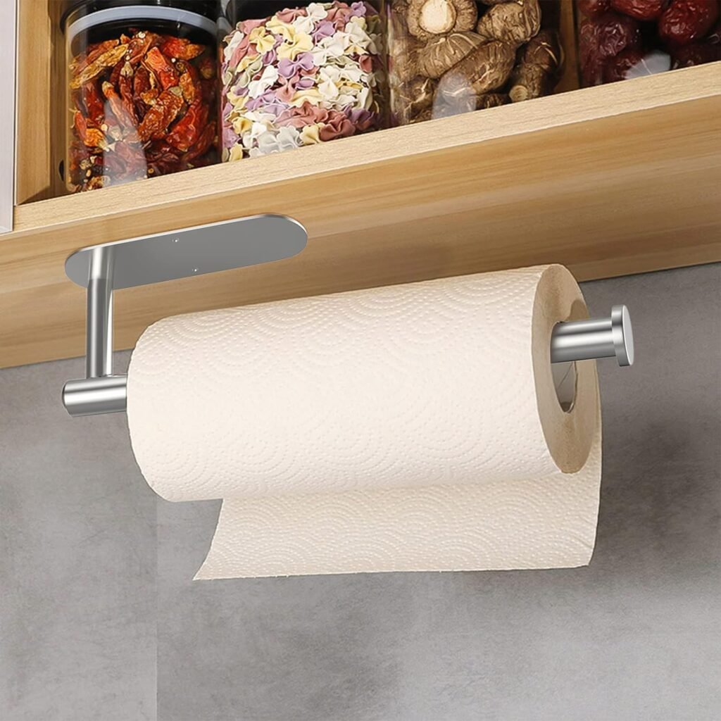 RVS keukenrolhouder voor keukenpapier – ruimtebesparend ontwerp