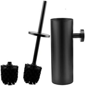 Wandmontage WC Borstel – RVS Toiletborstel met Houder – Hygiënisch Badkameraccessoire – Roestvrij Staal
