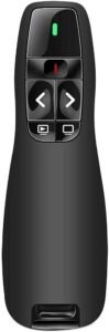 PowerPoint Presentatie Clicker – Draadloze Presenter met Laserpointer – USB Ontvanger – 30 Meter Bereik