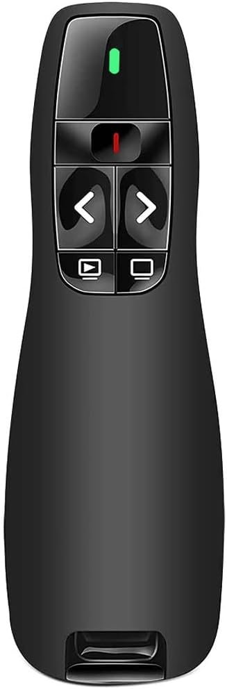 Draadloze PowerPoint presentatie clicker met laserpointer en USB-ontvanger, 30 meter bereik