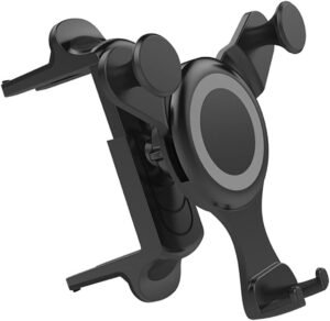 Telefoonhouder Ventilatierooster – Smartphonehouder Auto – Voor Ronde Ventilatieroosters – Mercedes-Benz, MINI Cooper en Audi TT