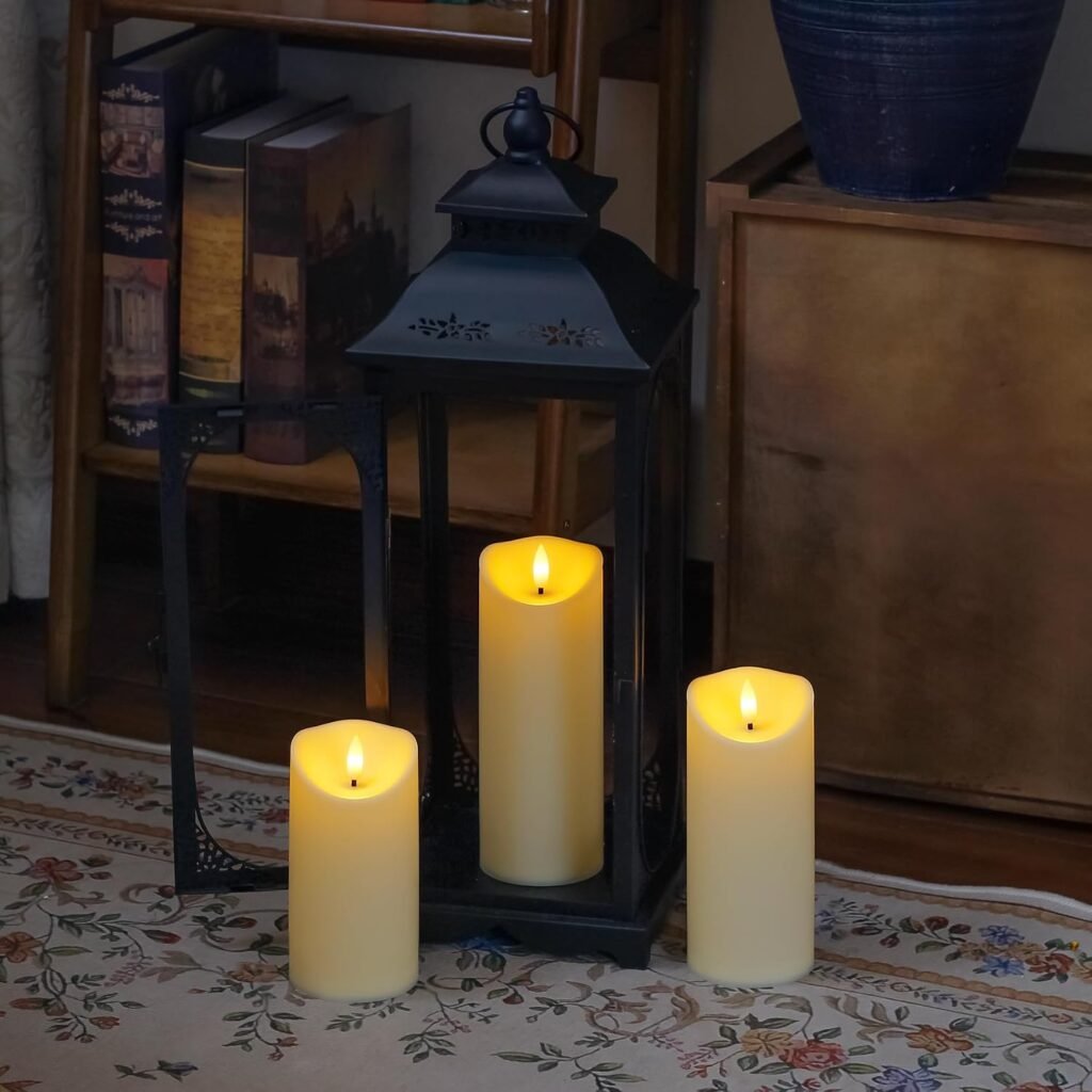 Oplaadbare LED Kaarsen Set - Elektrische Kaarsen met Afstandsbediening en Timer - Flikkerend Warm Wit Licht - 2 Stuks 7,5 x 20 cm