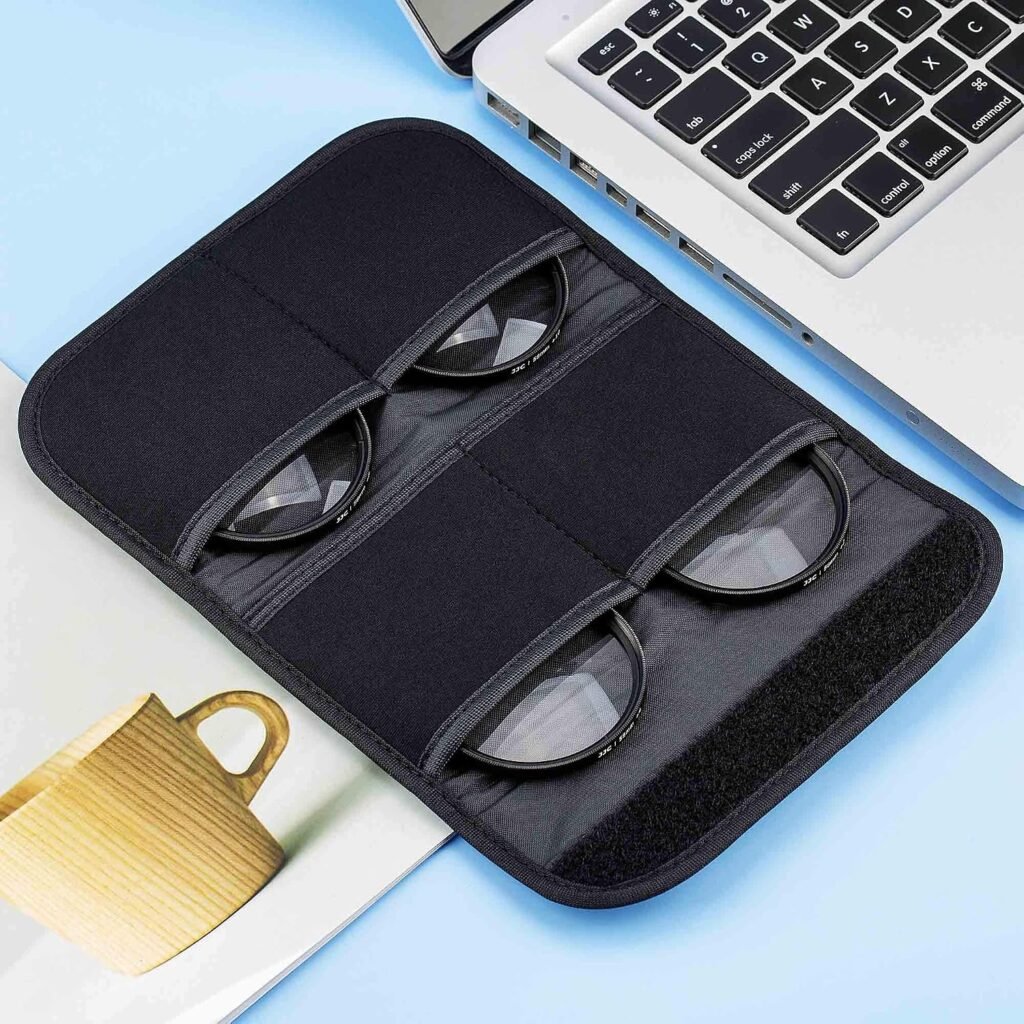 Close-up filter set voor DSLR camera, macro lens filters +2, +4, +8 en +10 met filtertas