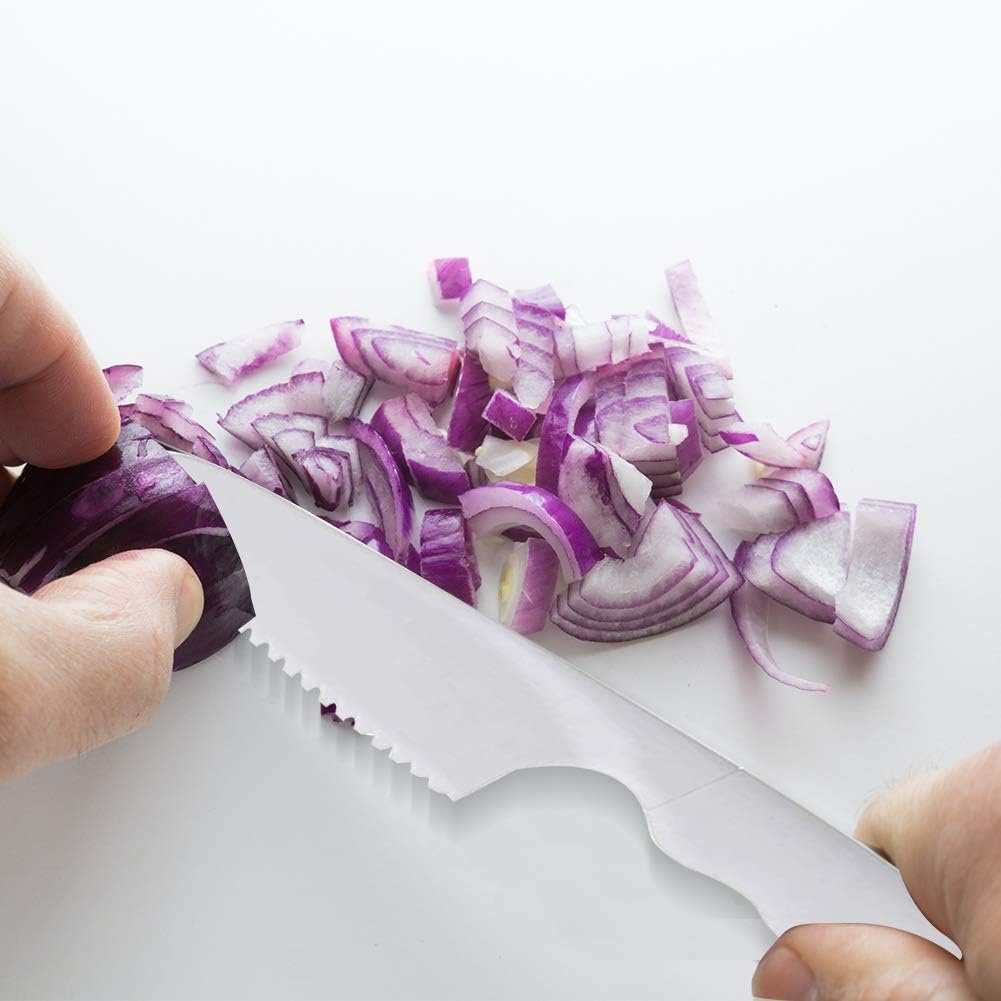 5-delige kindermessen set van plastic en nylon voor veilig koken met fruitmes, broodmes, taartmes en salademes