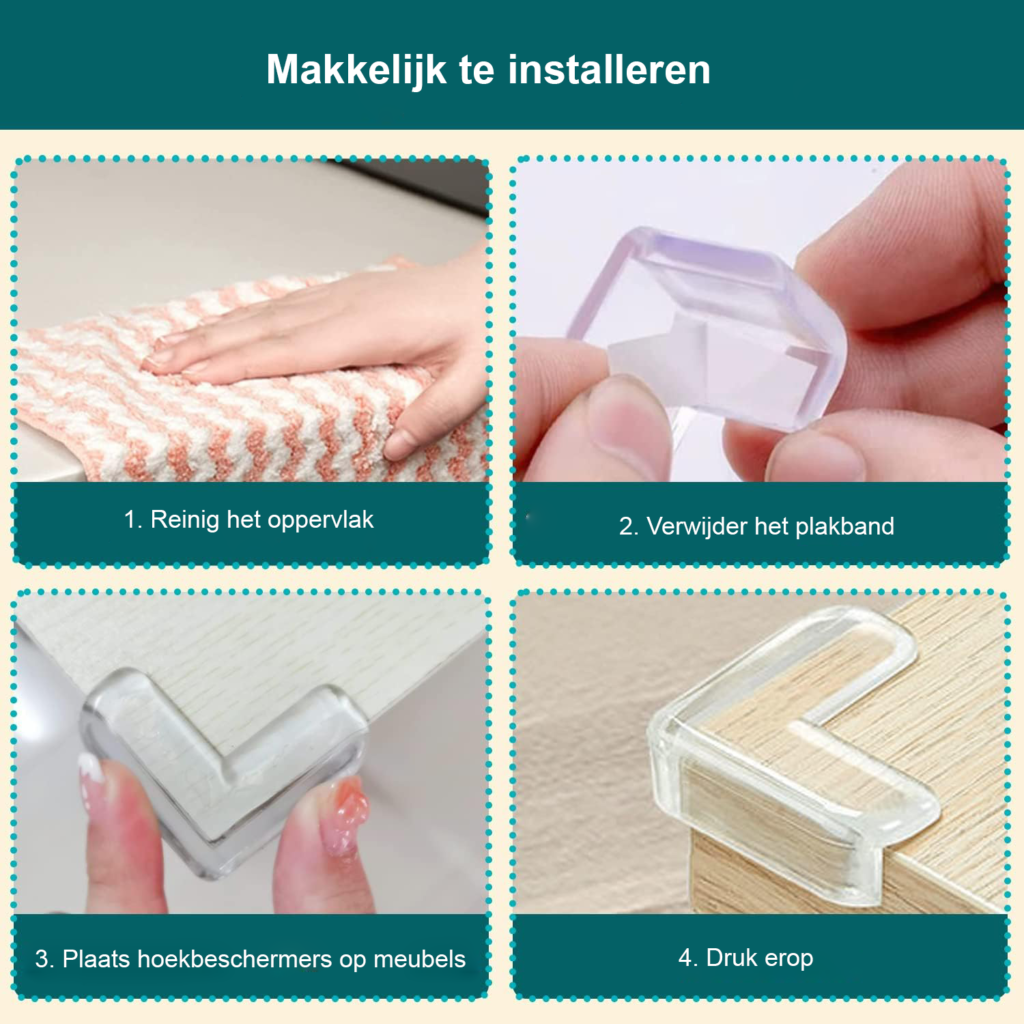 Kinderslot voor kasten en lades - zelfklevende kinderbeveiliging voor meubels