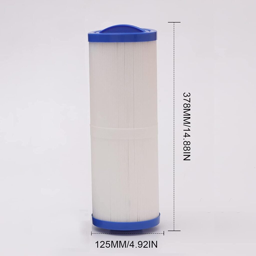Spa Filter voor Hot Tub - Jacuzzi Filter Cartridge - Vervangingsfilter voor Whirlpool - 50 m² Filtercapaciteit, Set van 2 stuks