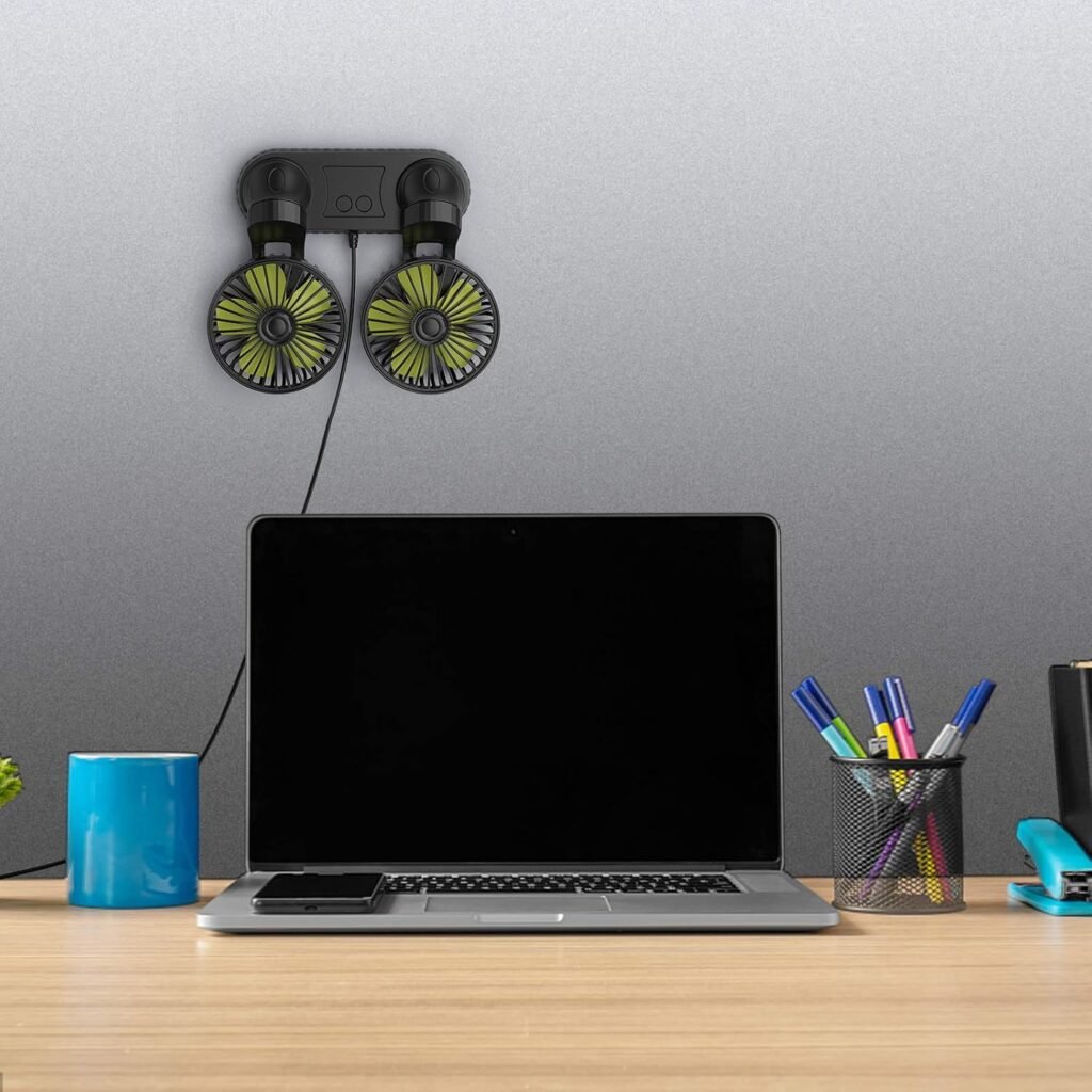 USB Koelventilator - Flexibele Zwanenhals - Instelbare Snelheden - Stille Bureau- en AutoventilatorDe USB-koelventilator voor auto's en bureau's is de perfecte metgezel voor warme dagen onderweg of tijdens lange werksessies. Met zijn compacte formaat en krachtige prestaties biedt deze ventilator verfrissende briesjes waar je ze het meest nodig hebt, of je nu onderweg bent of achter je bureau zit. Geniet van een aangename koeling, waar je ook bent, dankzij deze handige USB-ventilator.  Voordelen:  Compact en draagbaar ontwerp voor gebruik in de auto, op kantoor of thuis. Gevoed via USB voor eenvoudige aansluiting op verschillende apparaten. Instelbare ventilatorsnelheden voor gepersonaliseerde koeling. Flexibele zwanenhals voor het richten van de luchtstroom. Stille werking voor ongestoord gebruik. Krachtige Koeling  Deze ventilator levert krachtige luchtstroom, zelfs in de meest warme omgevingen. Met zijn efficiënte ontwerp zorgt hij voor verkoeling in je auto, op je bureau of elders. De ventilator is perfect voor lange ritten op zomerse dagen, waarbij hij een verfrissende bries biedt om je comfortabel te houden.  Instelbare Snelheden  Pas de ventilatorsnelheid aan naar jouw voorkeur met de gemakkelijk toegankelijke bedieningsknoppen. Of je nu een subtiele bries wilt voelen of een krachtige luchtstroom nodig hebt, deze ventilator biedt verschillende snelheidsopties om aan je behoeften te voldoen.  Flexibele Positionering  Dankzij de flexibele zwanenhals kun je de ventilator precies richten waar je verkoeling nodig hebt. Of het nu op je gezicht, je nek of ergens anders is, je kunt de luchtstroom naar wens aanpassen voor optimaal comfort. Deze functie maakt de ventilator veelzijdig en aanpasbaar aan verschillende situaties.  Verpakkingsinhoud:  1 USB-koelventilator 1 USB-kabel Productspecificaties:  Afmetingen:‎22 x 6.48 x 15.49 cm Gewicht: 361 g Voedingsbron: USB-aangedreven Kleur: Zwart Kabellengte: [Lengte van de USB-kabel] Bestel nu en geniet overal van verfrissing en comfort met deze handige USB-koelventilator!