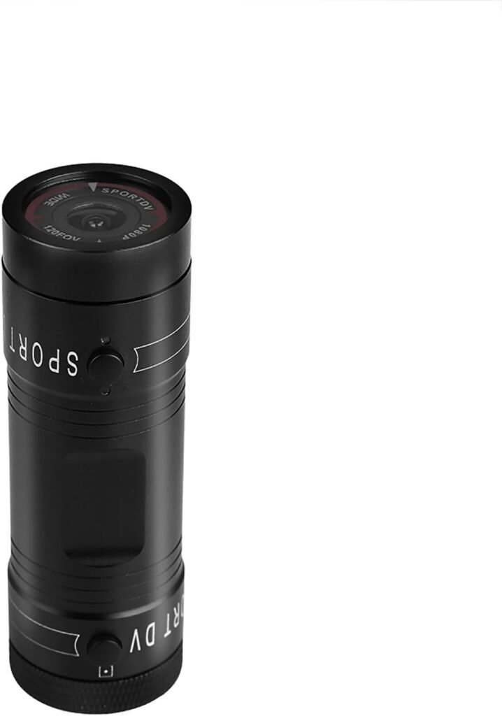Sportcamera met groothoeklens voor Full HD-opnames, compact, draagbaar en waterdicht, geschikt voor sportfietsen