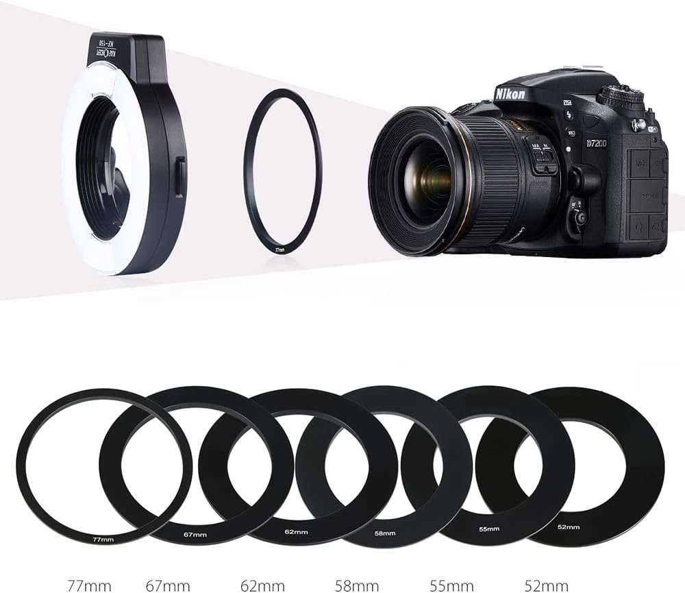 Dimbare ringflits selfie ringlamp voor fotografie, video, vlogs, make-up en live streams met smartphone en camera
