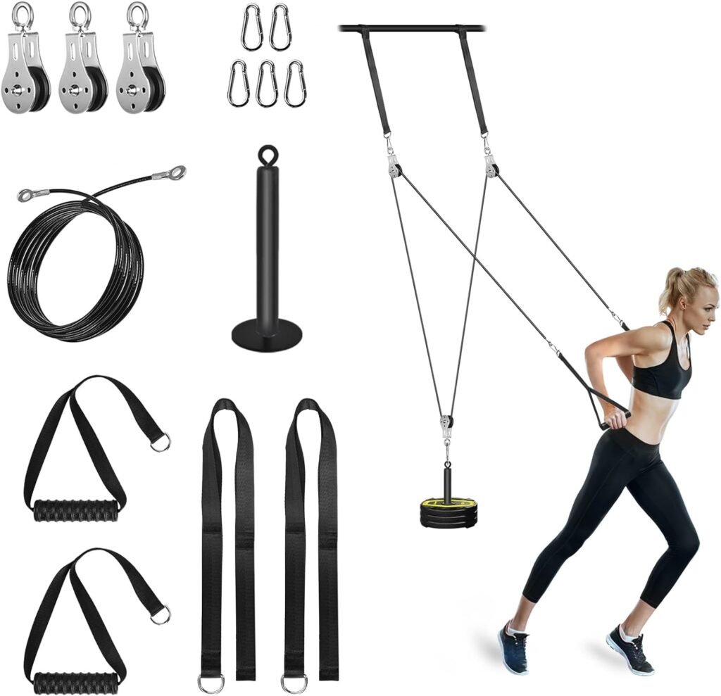 Fitness kabel pulley systeem voor thuis met lat pulldown