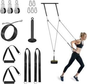 Fitness Kabel Pulley Systeem – Kabelmachine voor Thuis – Lat Pulldown, Biceps en Triceps – DIY Krachttraining