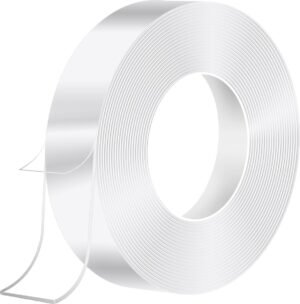Dubbelzijdige waterbestendige tape 10 meter, herbruikbaar voor binnen en buiten