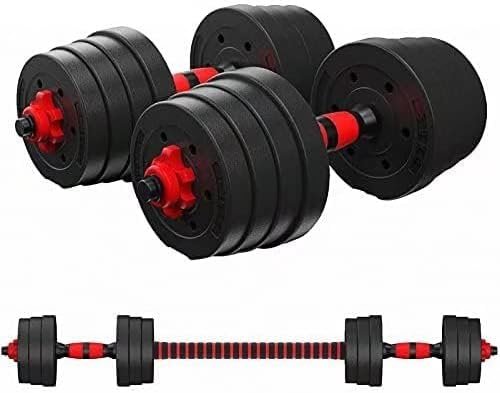 Verstelbare halterset met barbell voor krachttraining, 5-in-1 gewichtset voor thuisfitness