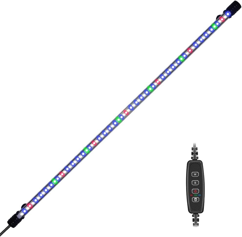 Aquarium LED verlichting met timer en dimbare helderheid in 3 lichtstanden