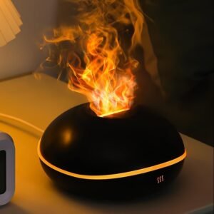 Aromadiffuser met Luchtbevochtiger – Geurverspreider met Verlichting – Ontspanningslamp – Aromatherapie en Luchtbevochtiging