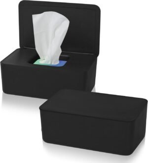 Multifunctionele houder en dispenser voor zijdepapier met beschermhoes en opbergruimte