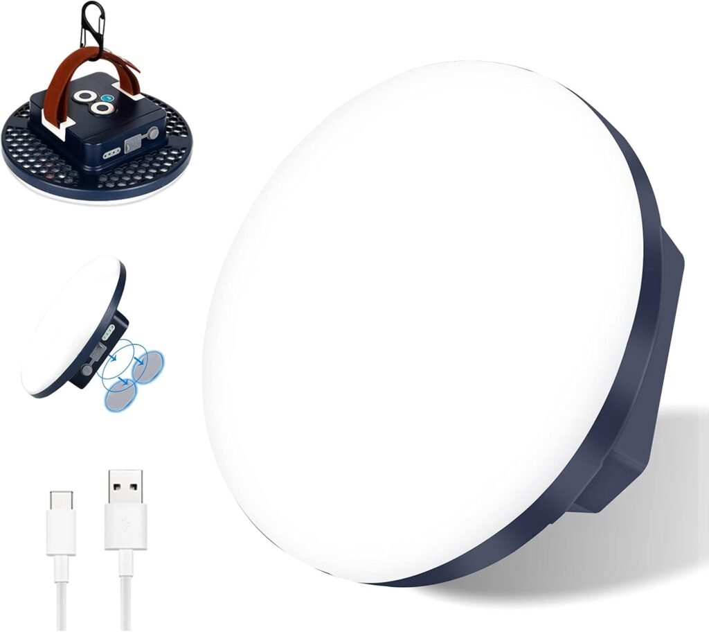 Oplaadbare LED zaklamp 2500 lumen, 16500 mAh, IPX4 voor kamperen en wandelen