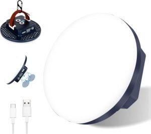 Oplaadbare LED Zaklamp 2500 Lumen – Krachtige Noodverlichting – Voor Kamperen, Vissen en Wandelen – 16500 mAh IPX4