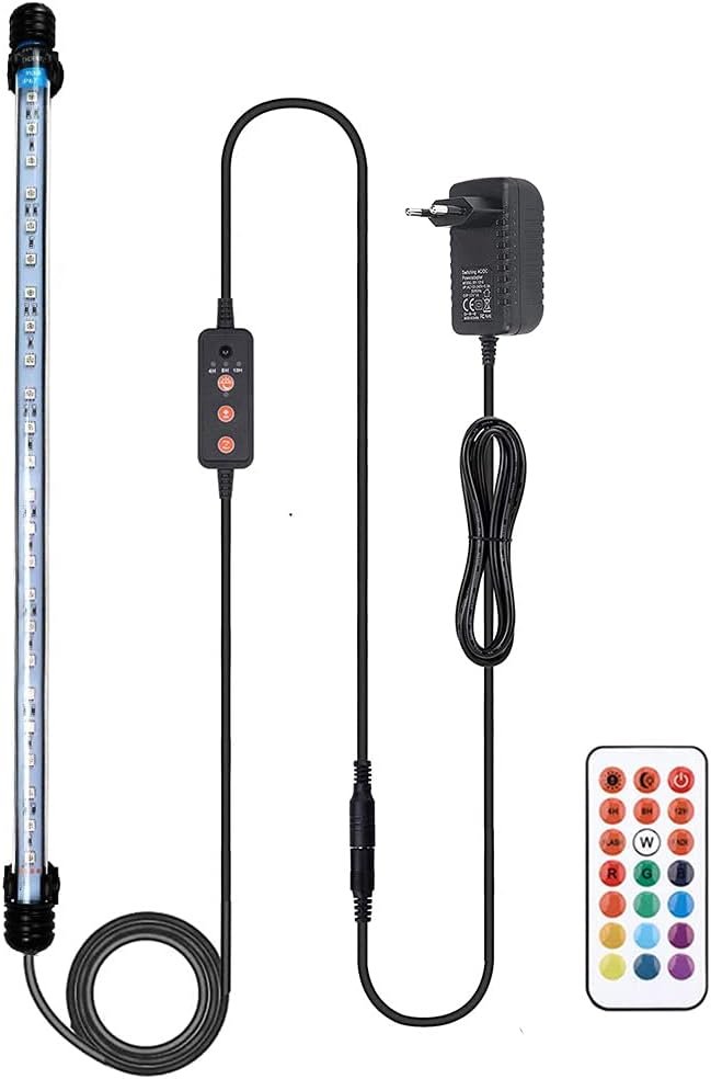 RGB aquariumverlichting 48 cm met energiezuinige LED en automatische dimfunctie