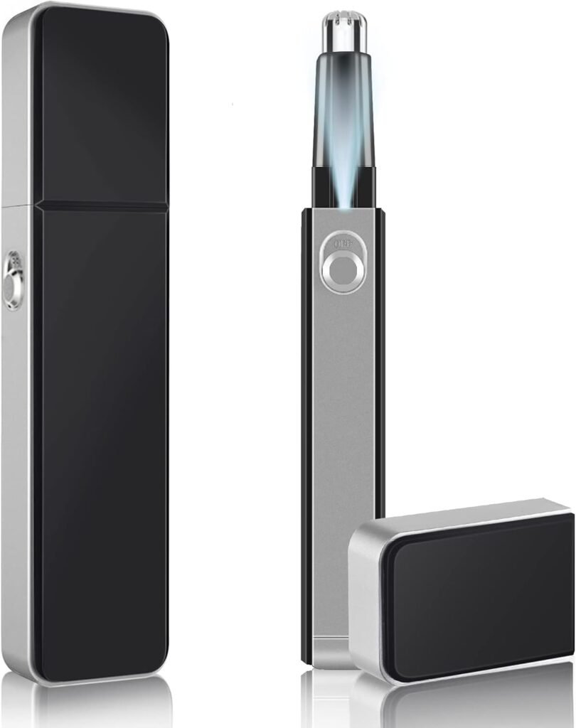 Neushaartrimmer voor heren met LED-verlichting