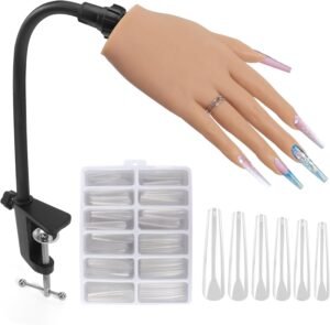 Verstelbare oefenhand voor acrylnagels en nageltraining met nageltips