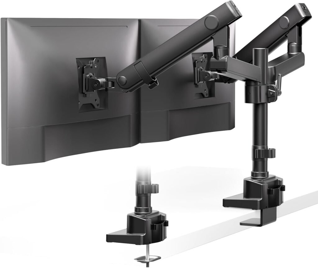 Verstelbare monitorhouder voor beeldscherm, ruimtebesparend en geschikt voor 17-32 inch monitoren