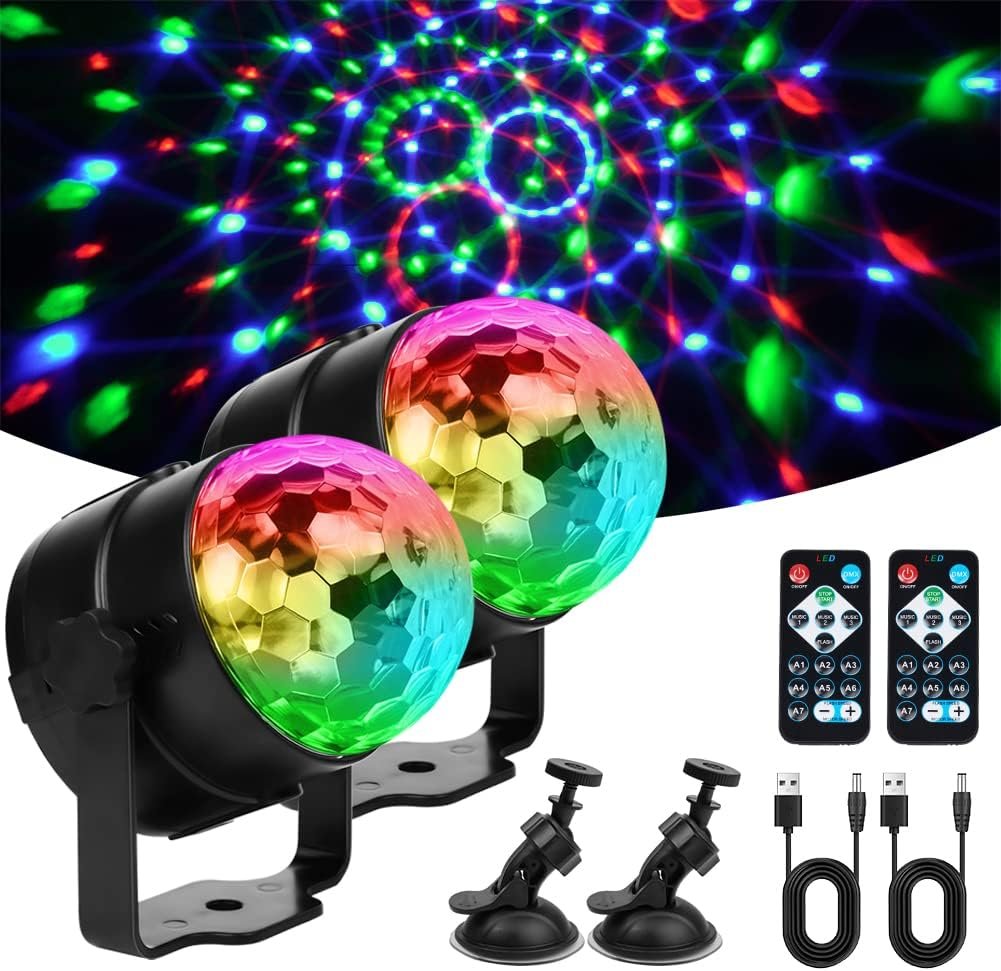 LED lichteffecten met afstandsbediening en USB-voeding voor feestverlichting
