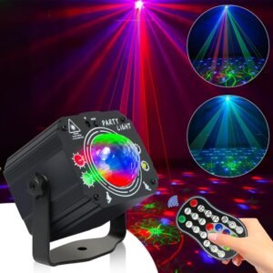 RGB LED Disco Verlichting – Muziekgestuurde Partyverlichting met Afstandsbediening – Kleurrijke Lichteffecten – Voor Feestjes en Kinderkamers