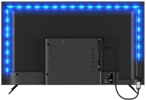 2m RGB LED Strip voor TV - TV Achtergrondverlichting met Afstandsbediening - Meerkleurige Verlichting - Eenvoudige Installatie