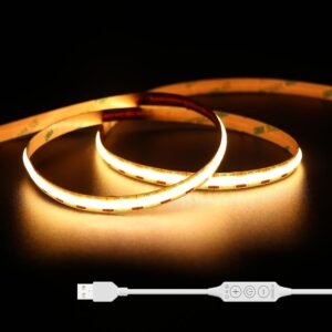Flexibele LED vloerlamp met achtergrondverlichting en dimfunctie