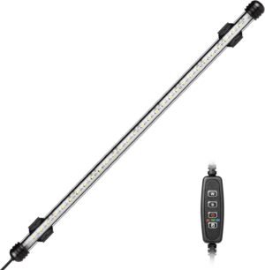 Aquarium LED verlichting 47 cm, dompelbaar en kleur veranderend met afstandsbediening voor zoetwateraquaria