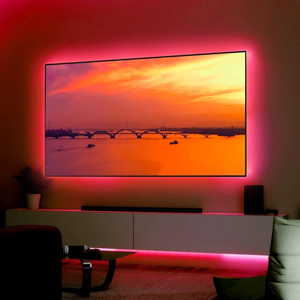 TV achtergrondverlichting LED-strip dimbaar COB LED warm wit 3000K